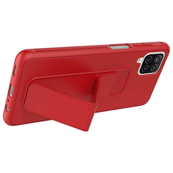Galaxy A12 Kılıf Zore Qstand Kapak - 2