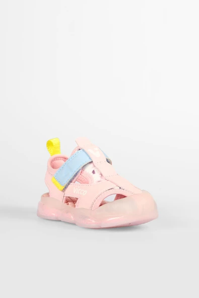 Vicco Live Bebe Işıklı Önü Kapalı Cırtlı Sandalet 332.B25Y.217 - 2