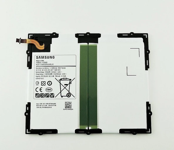 Samsung Galaxy Tab A SM-T580 T585 Tablet Batarya Pil EB-BT585ABE - Resim 2