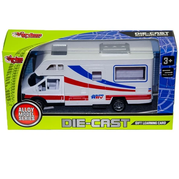 XFD889-311 Kutulu Çek Bırak Die-Cast Karavan - Vardem Oyuncak - 4