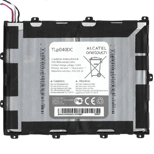 Casper S10 Tablet Pil Batarya TLP40FC - TLP40DC - Resim 3