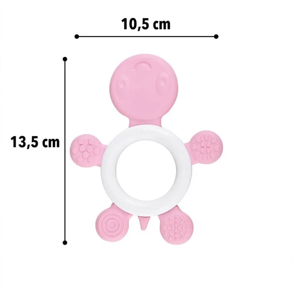 Nessiworld 30772 Let's be Child - Diş Kaşıyıcı Kaplumbağa +0 ay - 5