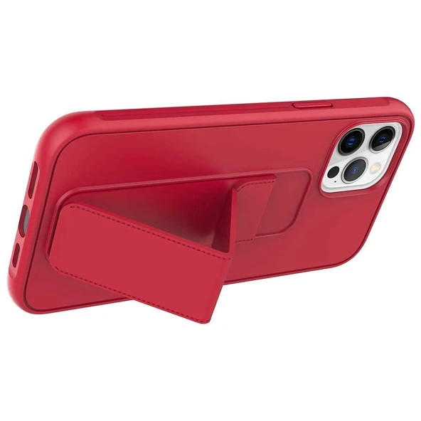 Apple iPhone 12 Pro Max Kılıf Zore Qstand Kapak - 2