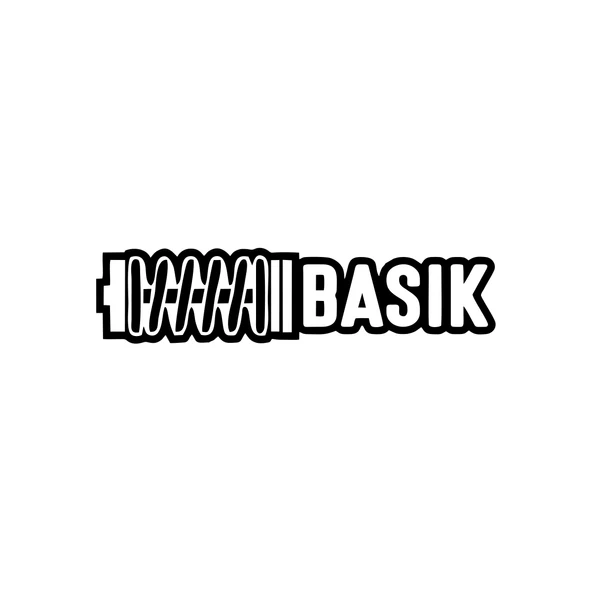 Basık Araba Sticker 17x17 Cm Siyah