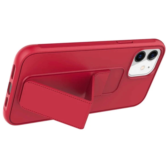 Apple iPhone 12 Kılıf Zore Qstand Kapak - 2