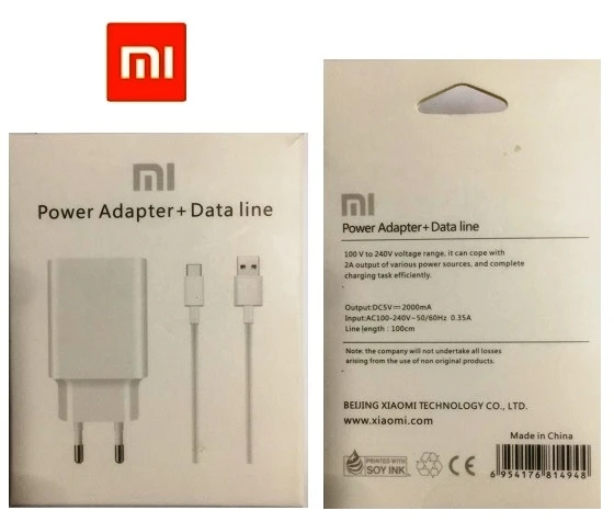 Xiaomi Redmi  Mi Şarj Aleti ve Micro Usb Data Kablosu MDY 08 - 2