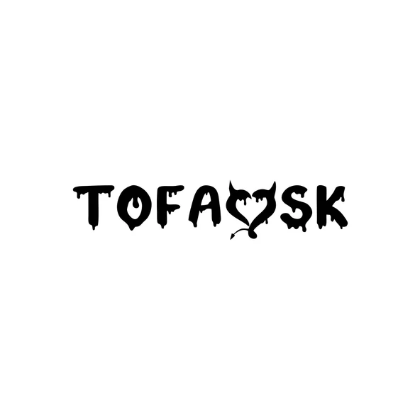 Tofaşk Araba Sticker 17x17 Cm Siyah ürün görseli