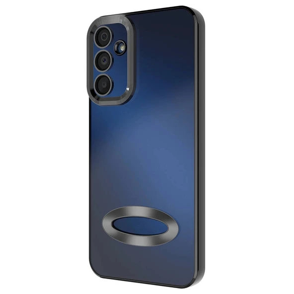 Galaxy A15 Kılıf Kamera Korumalı Logo Gösteren Zore Omega Kapak - 7