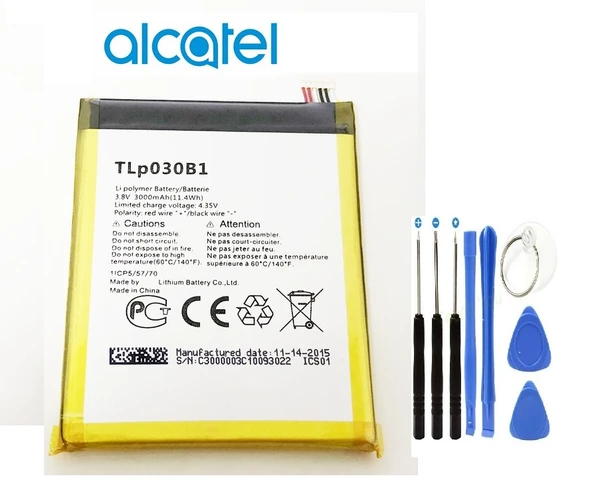 Alcatel TLP030B1 Smart 4 Power 986N Batarya Pil Ve Tamir Seti ürün görseli