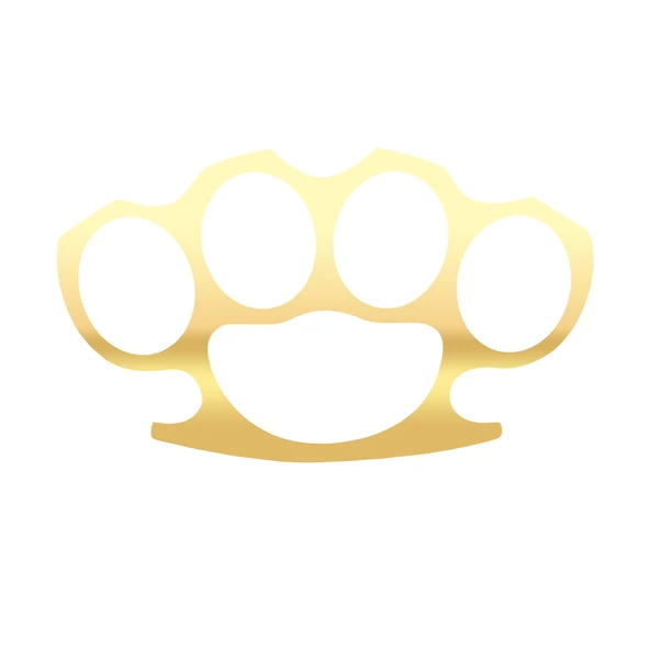 Muşta Araba Sticker 17x17 Cm Gold ürün görseli