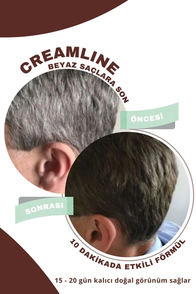Cream Line Kadın ve Erkeklere Özel Koyu Kestane Saç Şampuanı 350 ml - 4