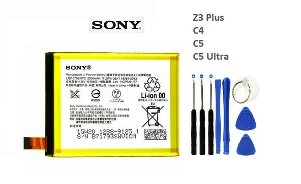 Sony Xperia Z3+Plus Z4 C5 LIS1579ERPC Batarya Pil ve Tamir Seti ürün görseli