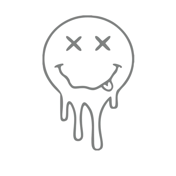 Eriyen Surat Araba Stickeri 17x17 Cm Gri ürün görseli