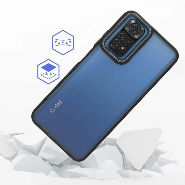 Xiaomi Redmi Note 11S Global Kılıf Zore Flora Kapak - 2