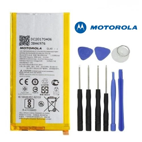 Moto Z Play Xt1635 Pil Batarya  GL40 ve Tamir Seti - Resim 2