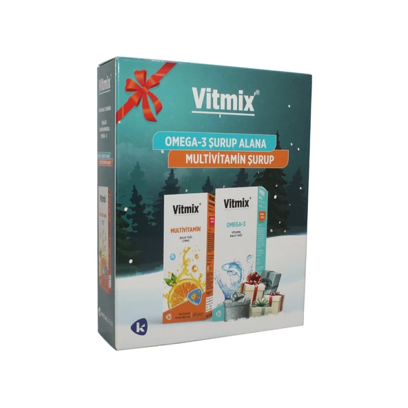 Vitmix Omega-3 Şurup 100 Ml & Multivitamin Şurup 100 Ml Kofre