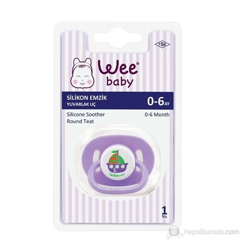 Wee 831 Oval Gövdeli Yuvarlak Uçlu Emzik No:3
