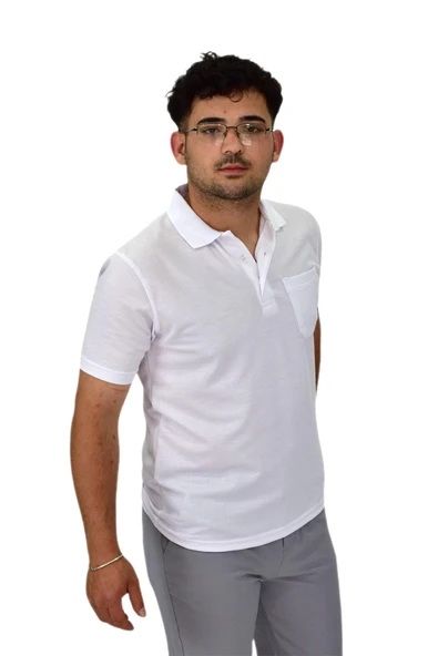 Erkek Polo Yaka Cepli Tişört T-139 BGL-ST04591 - Resim 7