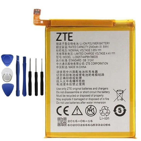 ZTE Blade BA910 Pil Batarya Li3925T44P8h786035 ve Tamir set ürün görseli