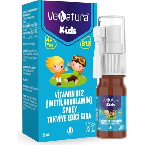 Venatura Kids Metilkobalamin Sprey 5 Ml 60 Puff