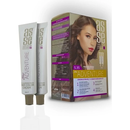 Asse Adventure Set Boya No:5.35 Büyülü Kahve 50 Ml+50 Ml