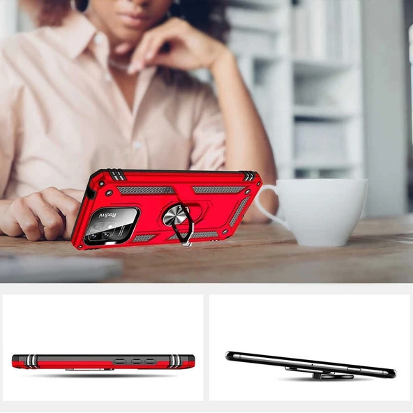 Xiaomi Redmi 10C Kılıf Zore Vega Kapak - 8