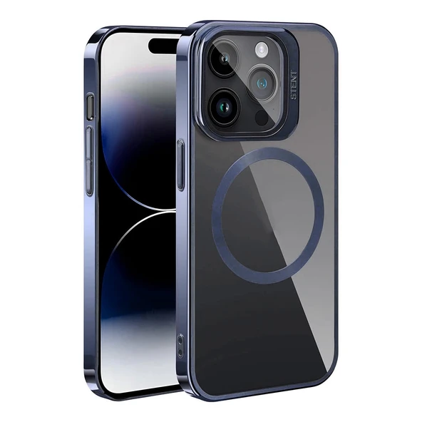 Apple iPhone 15 Pro Kılıf M-safe Şarj Özellikli Standlı Zore Klon Kapak ürün görseli