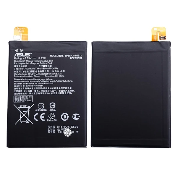 Asus Zenfone Zoom S Pil Batarya C11P1612 ürün görseli
