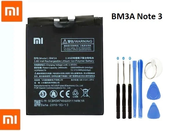 Xiaomi Mi Note3 Pil Batarya BM3A ve Tamir Seti - Resim 3