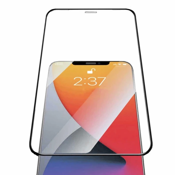 Apple iPhone 12 Pro Max Zore Rika Premium Temperli Cam Ekran Koruyucu - 2
