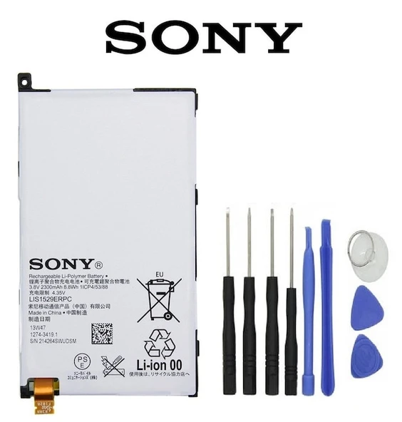 Sony Xperia Z1 Compact Mini Pil Batarya LiS1529ERPC ve Tamir Seti ürün görseli