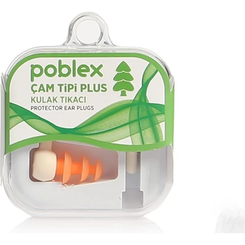 Poblex Cam Tipi Plus Kulak Tıkacı Medium