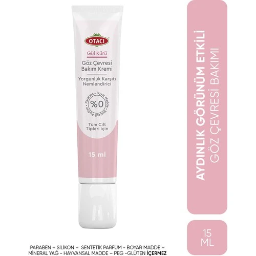 Otacı Gül Kürü Goz Çevresi Bakım Kremi 15 Ml