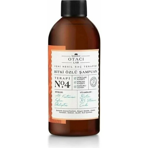 Otacı Lab Bitki Özlü Şampuan No:4 250 Ml