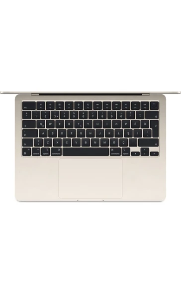 MacBook Air M3 Çip 8GB 512GB SSD macOS 13" Taşınabilir Bilgisayar Yıldız Işığı MRXU3TU/A - 2