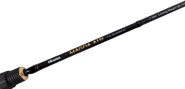 Okuma Magda Air 200 cm  30-170g Aksiyonlu Tairubber Kamışı - Resim 2