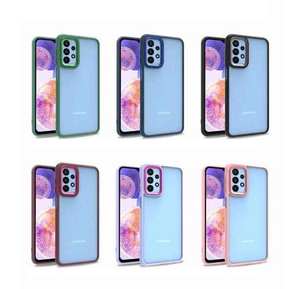 Galaxy A23 Kılıf Zore Flora Kapak - 3
