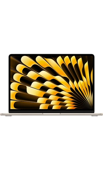 MacBook Air M3 Çip 8GB 512GB SSD macOS 13" Taşınabilir Bilgisayar Yıldız Işığı MRXU3TU/A