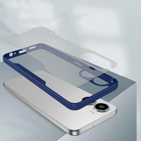 Vivo Y16 Kılıf Zore Parfe Kapak - 2
