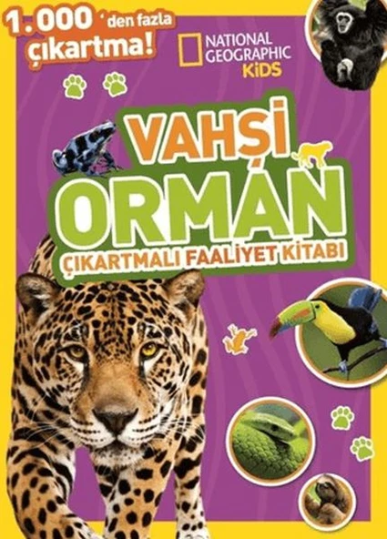 National Geographic Kids Vahşi Orman Çıkartmalı Faaliyet Kitabı ürün görseli 1