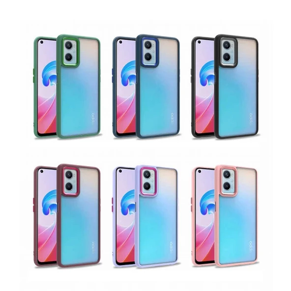 Oppo A96 4G Kılıf Zore Flora Kapak - 3