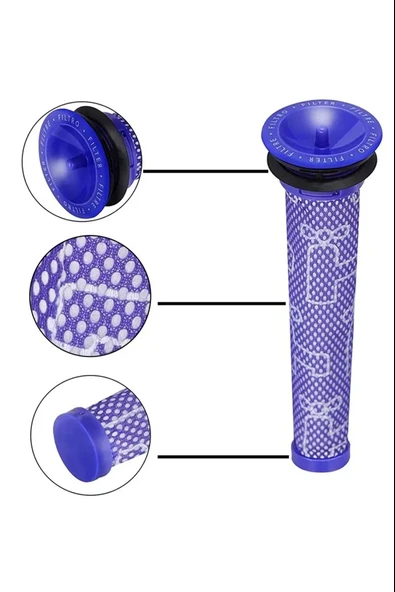 Dyson v6 / v7 / v8 Dik Süpürge Uyumlu Ön Filtresi, 4 ADET - Resim 3