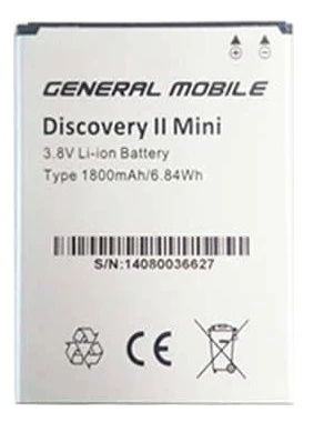 General Mobile Discovery 2 Mini Pil Batarya ürün görseli
