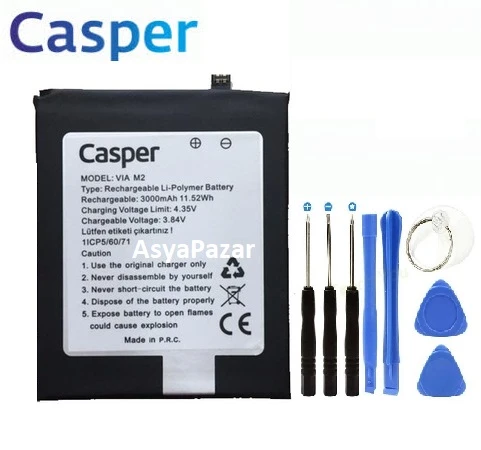 Casper Via M2  Pil Batarya ve Tamir Seti - Resim 2
