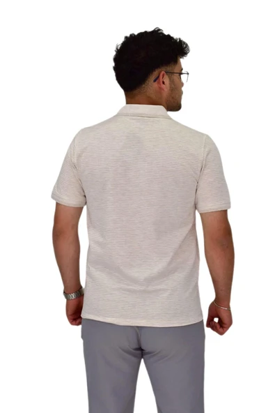 Erkek Polo Yaka Düğmeli Tişört t-224 BGL-ST04590 - Resim 12