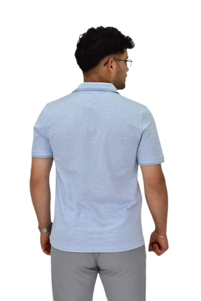 Erkek Polo Yaka Düğmeli Tişört t-224 BGL-ST04590 - Resim 11