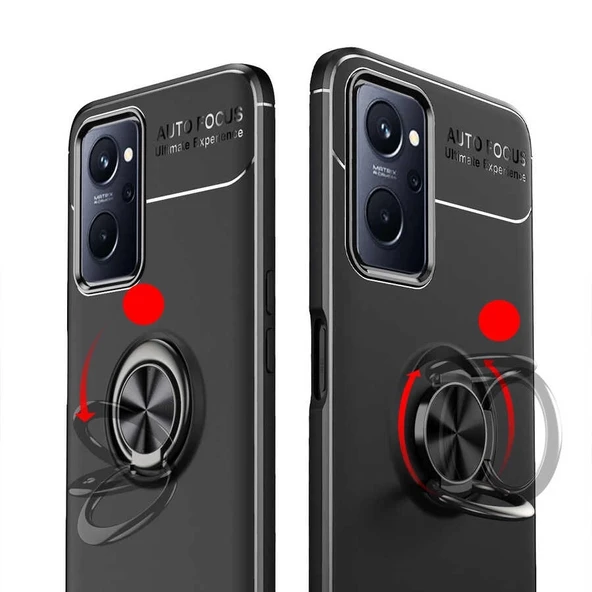 Oppo A76 Kılıf Zore Ravel Silikon Kapak - 5