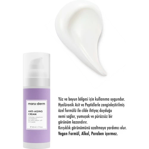 Maruderm Anti-Age Kırışıklık Karşıtı Cilt Bakım Kremi 50 Ml (W) - 3