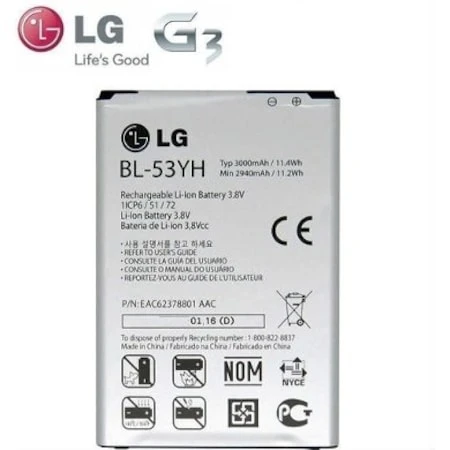 Lg G3 Batarya Pil BL-53YH Servis ürün görseli