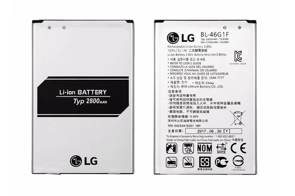 Lg K20 / K20 Plus Pil Batarya BL-46G1F - Resim 2